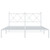  Metal Bed Frame without Mattress with Headboard White 59.1"x78.7 A949-376553