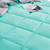 Full/Queen Traditional Microfiber Reversible 3 Piece Comforter Set in Blue/Grey Q280-AQFR4469