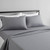 King size Silver Grey 100-Percent Egyptian Cotton 1000 Thread Count Sheet Set Q280-KNSVECS5839142