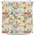 72"W x 72"H Vintage Floral Peony Yellow/Pink Polyester Shower Curtain Q280-VNYEPI7272