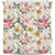 72"W x 84"H Vintage Floral Peony Pink Polyester Shower Curtain Q280-VNPAPI7284