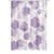72"W x 78"H Abstract Lavender Geometric Polyester Shower Curtain Q280-LAVPSH7278