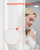 Shower Curtain Liner, 8G Heavy-Duty PEVA Shower Liner, 2-Pack Waterproof Plastic Liners with 3 Magn E415-YLNCGGKSPEVAXXUIF001V0