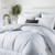 King Size All Seasons Soft White Polyester Down Alternative Comforter Q280-KIFG6066
