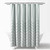 72-inch Pastel Blue Chenille Cotton Shower Curtain with Chevron Pattern Q280-PBCGSC418436792