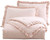 Queen Oversized Pink Ruffled Edge Microfiber Comforter Set Q280-BLQU6399