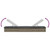  Sunbed 1 pc with Cushion Gray 79.1"x21.7"x24.4" Poly Rattan A949-319631
