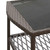  4 Piece Patio Sofa Set with Cushions Brown Poly Rattan A949-368728