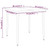  3 Piece Patio Dining Set Black A949-3099095