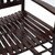  Rocking Chair with Curved Seat Brown Poplar Wood A949-45699