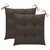  Rocking Chair with Taupe Cushion Solid Teak Wood A949-3062780