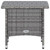  2 Piece Patio Lounge Set with Cushions Poly Rattan Gray A949-310233