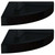  Floating Corner Shelves 2 pcs High Gloss Black 9.8"x9.8"x1.5" MDF A949-323890