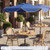 10 FT Scalloped Solar Patio Umbrella with 24 LED Lights and Tilt Adjustment-Beige B593-NP13216