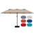 Costway 15 Feet Double-Sided Twin Patio Umbrella with Crank and Base-Brown B593-Walmart_NP10209CF_copy