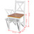  Dining Chairs 6 pcs White Pinewood A949-271497