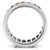 0W128 - Rhodium Brass Ring with AAA Grade CZ  in Amethyst A874-0W128