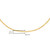 Solid 10K Yellow Gold 0.5mm Slim and Dainty Unisex 18" Rope Chain Necklace N162-017054C5RC