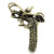 TK2444 - IP Antique Copper Stainless Steel Ring with Epoxy  in Jet A874-TK2444