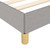  Bed Frame without Mattress Light Gray Queen Fabric A949-347456