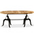 Dining Table Solid Mango Wood and Steel 70.9 A949-244799