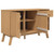  Sideboard OLDEN Brown 44.9"x16.9"x28.9" Solid Wood Pine A949-358606