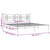  Metal Bed Frame without Mattress with Headboard Black 76"x79.9 A949-376330