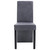  Dining Chairs 4 pcs Gray Faux Suede Leather A949-249203