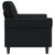  2-Seater Sofa Black 47.2" Faux Leather A949-359499