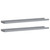  Picture Frame Ledge Shelves 2 pcs Gray 31.5"x3.5"x1.2" MDF A949-323936