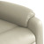  Electric Massage Recliner Chair Cream Faux Leather A949-3206244