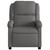  Electric Massage Recliner Chair Gray Real Leather A949-3205935