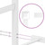  Metal Bed Frame without Mattress with Footboard White 76"x79.9 A949-374314