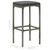  Bar Stools with Cushions 2 pcs Gray Poly Rattan A949-313441