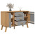 Sideboard OLDEN Gray and Brown 44.9"x16.9"x28.9" Solid Wood Pine A949-358598