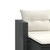  Patio Sofa 2-Seater with Stools Black Poly Rattan A949-365790