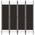 4-Panel Room Divider Brown 63"x70.9 A949-320703