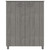  Shoe Cabinet HAMAR Light Gray 33.5"x15.7"x42.5" Solid Wood Pine A949-340519