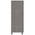  Shoe Cabinet HAMAR Light Gray 33.5"x15.7"x42.5" Solid Wood Pine A949-340519