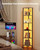 6 Tier Corner Shelf with LED Light, 68" Tall Corner Bookshelf with Storage Shelves for Collectibles E415-ZLSZJSNJTMK60HWF0001V9