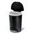 Black 13-Gallon Kitchen Trash Can with Foot Pedal Step Lid Q280-BTHGRC43897921