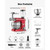 6.3 Qt 3-in-1 Tilt Head Stand Mixer 400W Electric Dough Mixer, Multifunctional Food Kitchen Mixer w E415-TMLSJBJDGNABE54FM001V1
