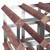  Wine Rack for 12 Bottles Brown Solid Wood Pine A949-340891