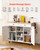 Kitchen Island Cart, with Solid Wood Top and Storage Cabinet, Mobile Rolling Table with Drop Leaf,  E415-BFBYDKCFDBS2K4K0T001V0