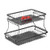 2 Tier Fruit Basket, Countertop Fruits Vegetable Bowl with Banana Hangers, Metal Wire Storage Stand E415-QPCFSNLZFX2CQRPIY001V0