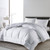 Queen Size All Seasons Soft White Polyester Down Alternative Comforter Q280-QURF5055