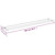  Shower Shelf for Walk-in Shower Wall Black 39.4" Aluminum A949-153617