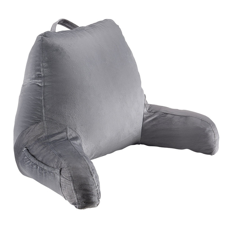 Reading Pillow, Standard Size Bed Pillow with Shredded Memory Foam, Back Pillow with 3 Pockets and  E415-CGYDZSTANDARWEC2U001V0