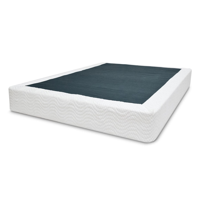 Queen size Metal Box Spring Mattress Foundation with Cover Q280-SFMSQ15518