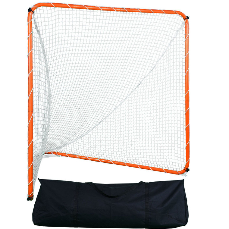 Lacrosse Goal, 6' x 6' Lacrosse Net, Steel Frame Backyard Lacrosse Training Equipment, Portable Lac E415-ZQGQQMTJK66YIO3RGV0